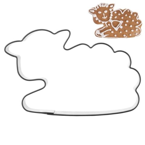 Wykrawacz do Ciastek Baranek 6,5 cm Stal Nierdzewna Solidny ORION