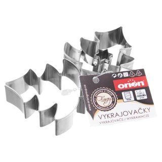 Wykrawacz do Ciastek Choinka 4,5 cm 2 szt. Stal Nierdzewna Solidny ORION