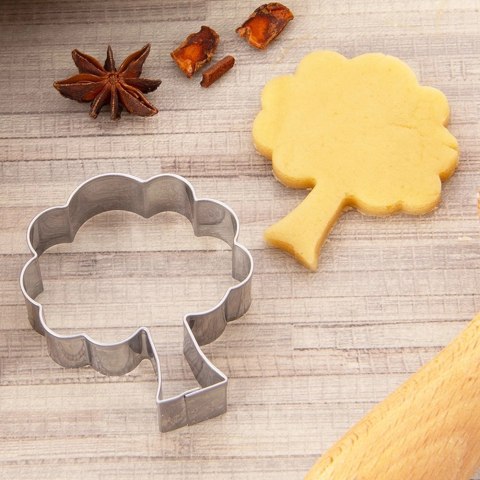 Wykrawacz do Ciastek Drzewo 6 cm Stal Nierdzewna Solidny ORION