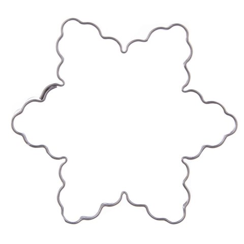 Wykrawacz do Ciastek Gwiazda Falista 6 cm Stal Nierdzewna do Zmywarki ORION