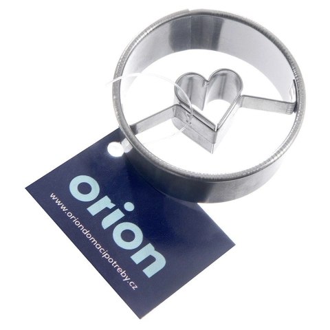 Wykrawacz do Ciastek Koło z Sercem 4,5 cm Stal Nierdzewna do Zmywarki ORION