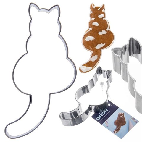 Wykrawacz do Ciastek Kot 8,5 cm Stal Nierdzewna do Zmywarki ORION