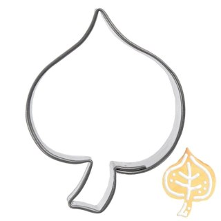 Wykrawacz do Ciastek Liść Lipy 4 x 3 cm Stal Nierdzewna do Zmywarki ORION