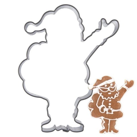 Wykrawacz do Ciastek Mikołaj 7,3 x 5,5 cm Stal Nierdzewna do Zmywarki ORION