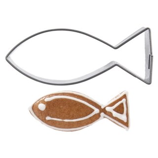 Wykrawacz do Ciastek Ryba 5 x 2 cm Stal Nierdzewna do Zmywarki ORION