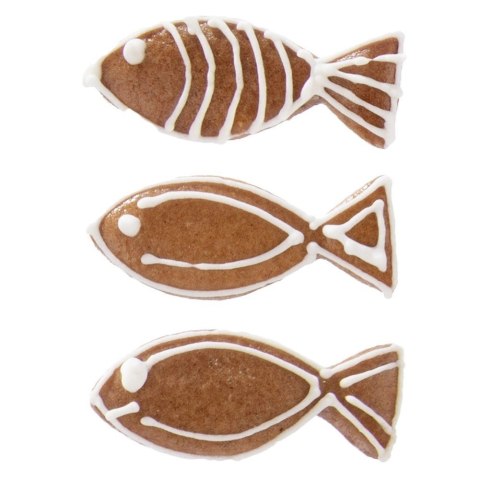 Wykrawacz do Ciastek Ryba 5 x 2 cm Stal Nierdzewna do Zmywarki ORION