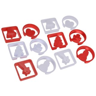 Wykrawacze do Ciastek 12 el. LA CUCINA Stal Nierdzewna Boże Narodzenie