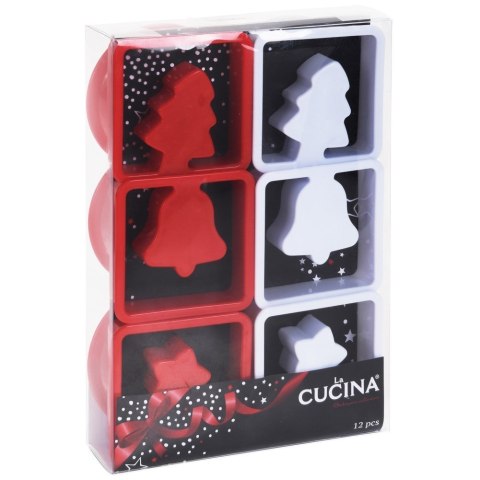 Wykrawacze do Ciastek 12 el. LA CUCINA Stal Nierdzewna Boże Narodzenie