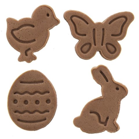 Wykrawacze do Ciastek 4 szt. ORION Wielkanoc z Tłokiem Żółte