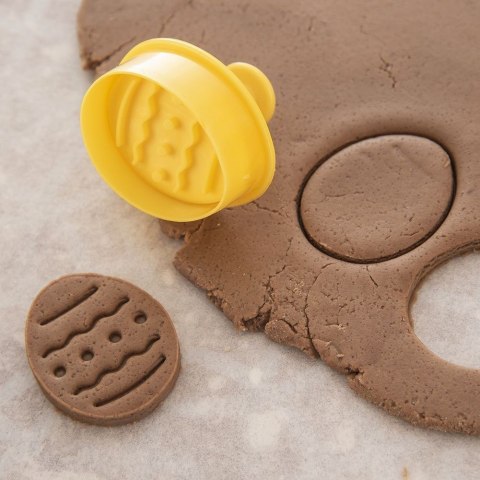 Wykrawacze do Ciastek 4 szt. ORION Wielkanoc z Tłokiem Żółte