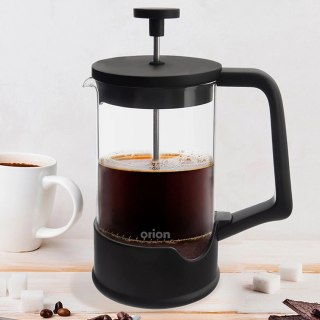 Zaparzacz Tłokowy 650 ml ORION BLACK French Press Szkło i Stal