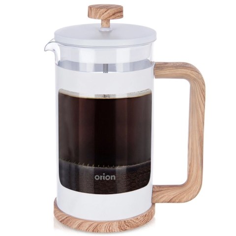 Zaparzacz Tłokowy 650 ml ORION WHITELINE French Press Szkło Tłok