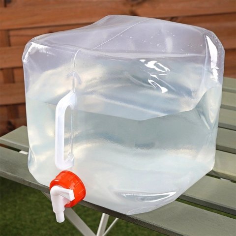 Zbiornik na Wodę 10 L CAMP ACTIVE Składany z Kranikiem Biwak