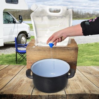 Zbiornik na Wodę 4,8 L ORION Składany Kanister z Kranikiem Kemping