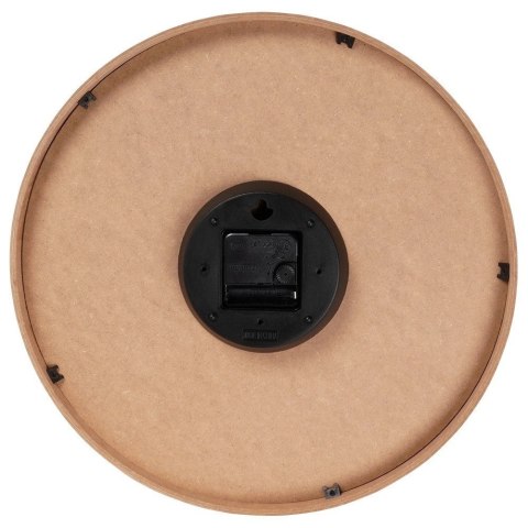 Zegar Ścienny 38 cm VILDE Okrągły Szary Płyta MDF Styl Klasyczny