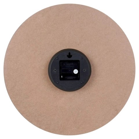 Zegar Ścienny 40 cm VILDE Okrągły Brązowy Drewno MDF Styl Klasyczny