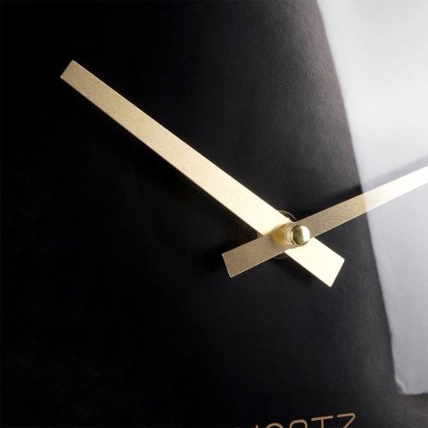 Zegar Ścienny na Ścianę Złoty Czarny Klasyczny do Salonu Biura VILDE 30 cm