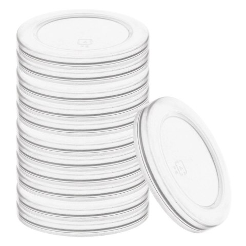 Zestaw 12 Pokrywek do Słoika Jogurt 55 cm Szczelna ORION Desery 130 ml