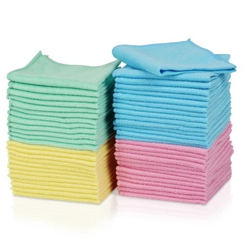 Zestaw 50 szt. Ścierki Ściereczki Kuchenne Mikrofibra Solidne ORION 30x30cm