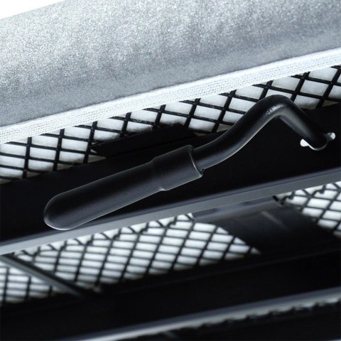 Zestaw Deska Rękawnik do Prasowania Szara Solidna VILDE 140 x 39 x 92 cm