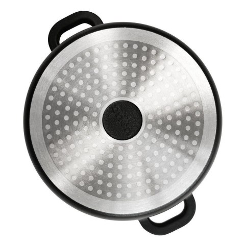 Zestaw Garnków 9 el. ORION GRANDE Granitowy Brytfanna Ruszt PFLUON