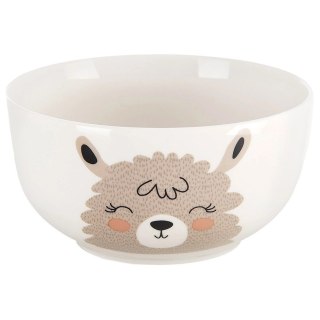 Zestaw Kubek z Miseczką dla Dziecka Śniadaniowy Porcelanowy Lama ORION 2el.