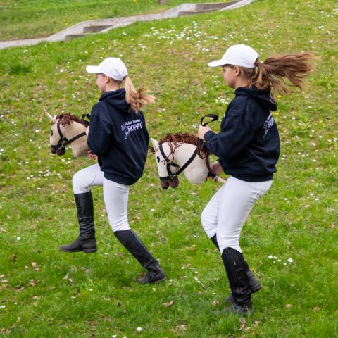 Hobby Horse Skippi A3 - Karmel - Beżowy - kantar i wodze w zestawie