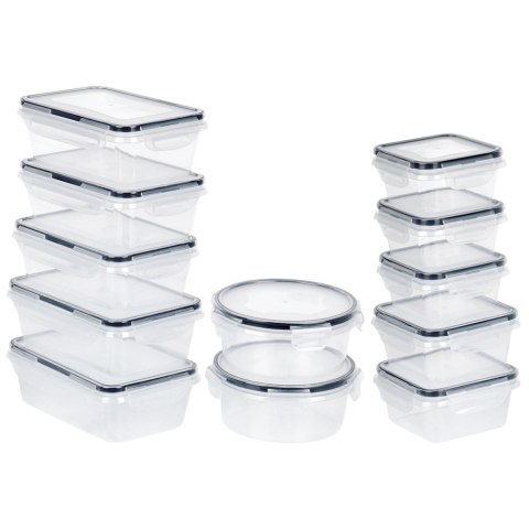 Zestaw Pojemników Pojemniki na Żywność z Pokrywką Uszczelką VILDE 12 szt.