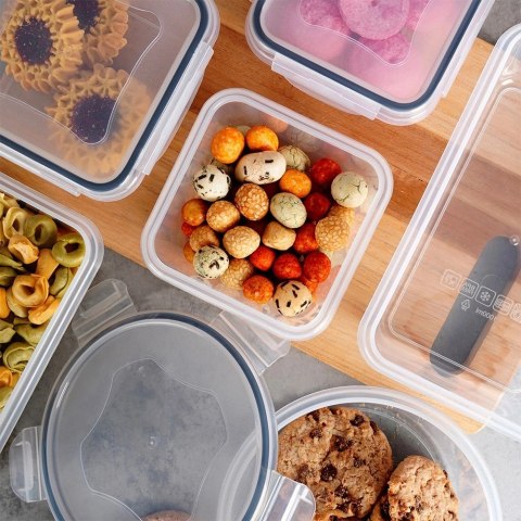 Zestaw Pojemników Pojemniki na Żywność z Pokrywką Uszczelką VILDE 12 szt.