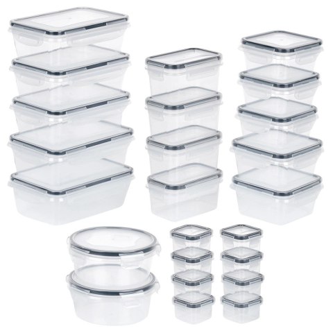Zestaw Pojemników Spożywczych Kuchennych na Żywność Jedzenie ORION 24 szt.