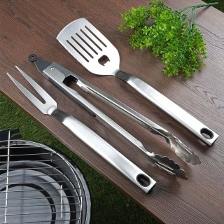 Zestaw Przyborów do Grilla Stalowy 3 el.