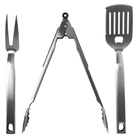Zestaw Przyborów do Grilla Stalowy 3 el.