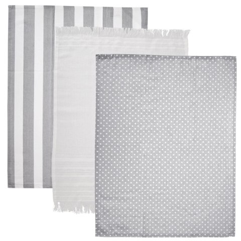 Zestaw Ścierki Kuchenne Bawełniane Uniwerslane z Zawieszką ORION 3 szt.