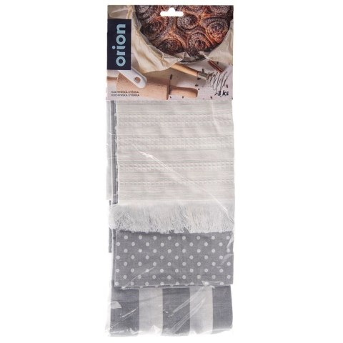 Zestaw Ścierki Kuchenne Bawełniane Uniwerslane z Zawieszką ORION 3 szt.
