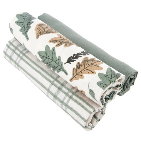 Zestaw Ścierki Kuchenne Bawełniane Uniwerslane z Zawieszką ORION 3 szt.