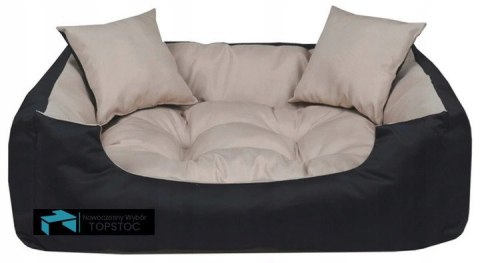 Duże Legowisko Kojec Łóżko Dla Psa Kota 115x95 cm Beżowe AIO FACTORY SP. Z O.O.