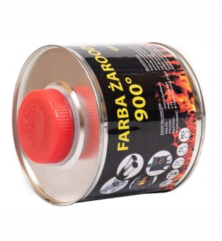 Lakier farba żaroodporna do kominka/pieca grafitowa 0.5L Barpimo Coatings S.A