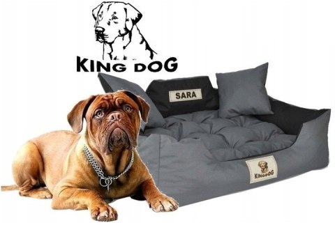 Legowisko Imię Pupila KINGDOG 115x95 Czarne AIO FACTORY SP. Z O.O.