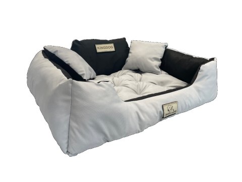 Legowisko Imię Pupila KINGDOG 55x45 Jasnoszare AIO FACTORY SP. Z O.O.