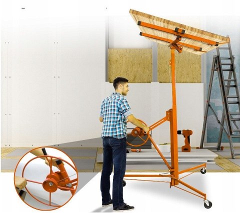 Podnośnik do REGIPSÓW płyt kartonowo GIPSOWYCH 3,5 m SIGMA