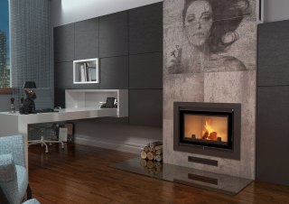 Podstawa szklana hartowana - szyba pod Piec lub Kominek 100x50 cm Grafit Krak-Trans