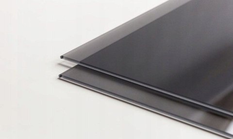 Podstawa szklana hartowana - szyba pod Piec lub Kominek 100x50 cm Grafit Krak-Trans