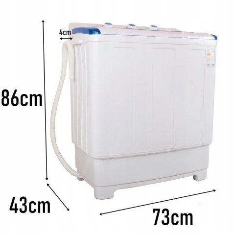 Pralka z wirówką 8 kg PRANIA 5 kg WIROWANIA z pompą wody SIGMA