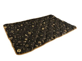 Legowisko dla psa mata 100x75 cm wodoodporne kości złota AIO FACTORY SP. Z O.O.