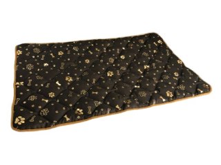 Legowisko dla psa mata 100x75 cm wodoodporne kości złota AIO FACTORY SP. Z O.O.