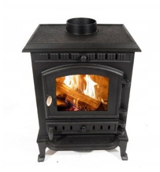 PIEC ŻELIWNY PIECYK KOZA KOMINEK ATENA 9KW CZARNY - DOSTAWA GRATIS SIGMA
