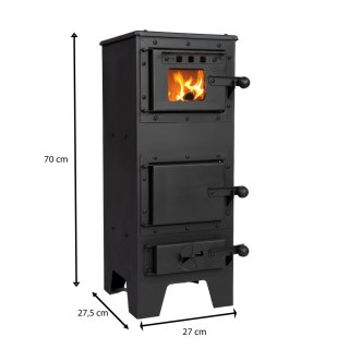 Piec Szamotowy Demeter 7 kW Typu Koza Stalowy Ekoprojekt 2022 Owczarek
