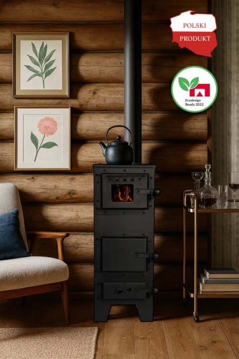 Piec Szamotowy Demeter 7 kW Typu Koza Stalowy Ekoprojekt 2022 Owczarek