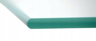 Podstawa szklana hartowana - szyba pod Piec lub Kominek 40x30 cm Biała Krak-Trans