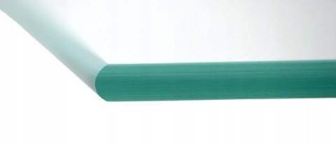 Podstawa szklana hartowana - szyba pod Piec lub Kominek 40x30 cm Biała Krak-Trans